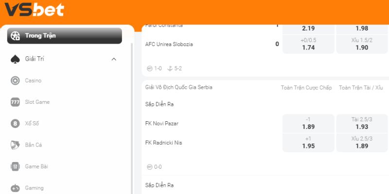 VSBET Nhà Cái Được Game Thủ Yêu Thích Nhất Năm 2025 3 Xem Đá Gà Trực Tiếp SV388 Thomo C1 C2 Uy Tín 2026 Một Số Sảnh Game Hấp Dẫn Có Tại Nhà Cái Vsbet