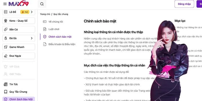 Review chính sách minh bạch được thiết lập tại nền tảng MAX79